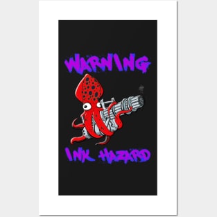 Squid Hunters Ink Hazard Posters and Art